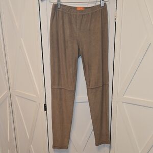 Suede* Stretchy Brown Leggings